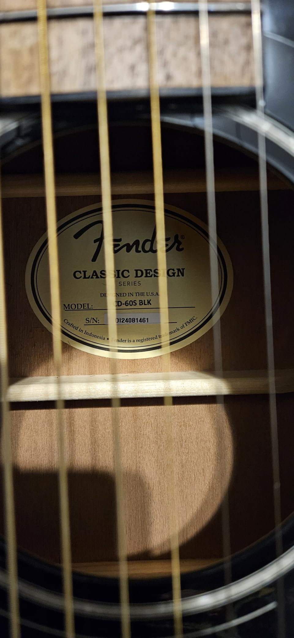 Fender CD-60S Dreadnought Acoustic Guitar, All-Mahogany customer photo 2