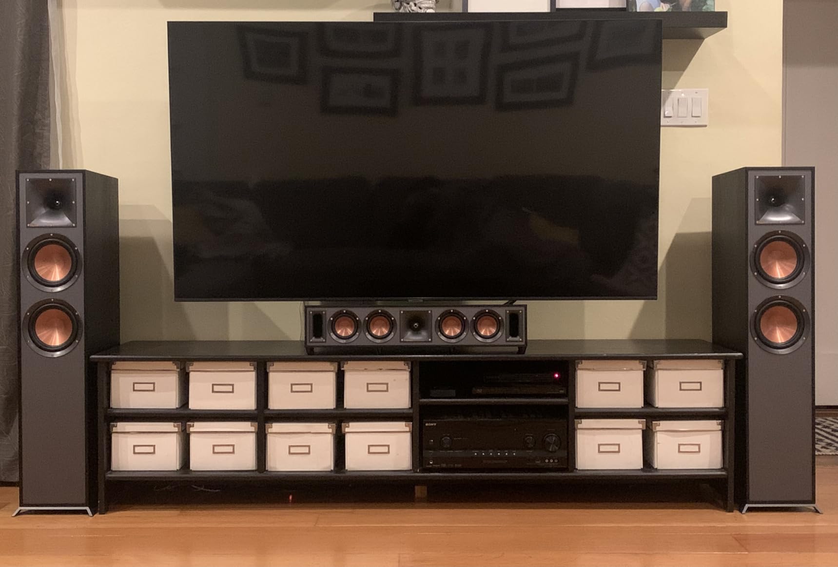 Klipsch R-620F Floorstanding Speaker with Tractrix Horn Technology, Ebony customer photo 2