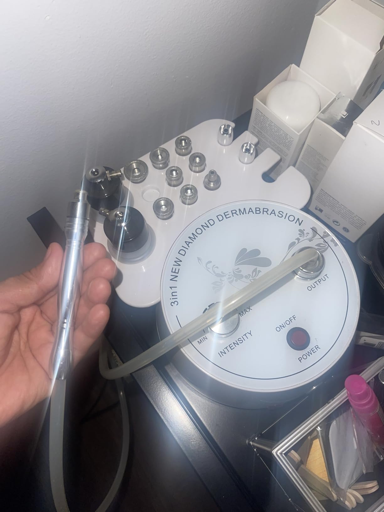 Microdermabrasion Machine, Beauty Star Professional Diamond Dermabrasion Facial Devices at Home (3 in 1) customer photo 1