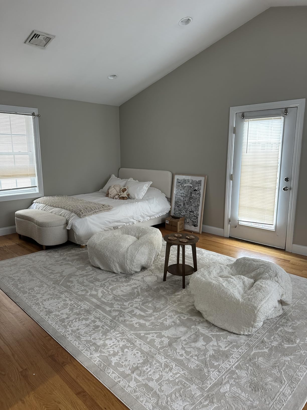 SAFAVIEH Area Rug 8x10 - Reflection Collection - Large - Cream & Ivory, Non-Shedding & Easy Cleaning, Ideal for Living Room, Bedroom, Dining Space customer photo 1