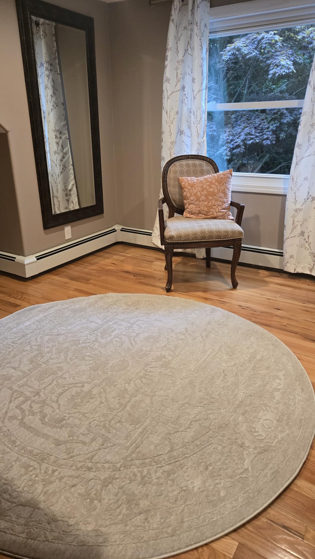 SAFAVIEH Area Rug 8x10 - Reflection Collection - Large - Cream & Ivory, Non-Shedding & Easy Cleaning, Ideal for Living Room, Bedroom, Dining Space customer photo 2