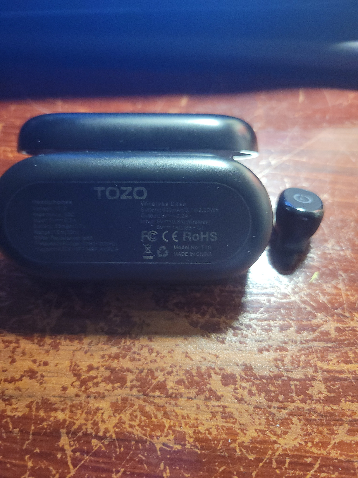TOZO T10 Wireless Earbuds Powerful Bass Stereo Wireless Charging, APP, IPX8 | Waterproof, 55H Playtime, Ergonomic Design In Ear buds, App Customize EQ, Bluetooth 5.3 Headphones for Work, Office, Travel customer photo 1