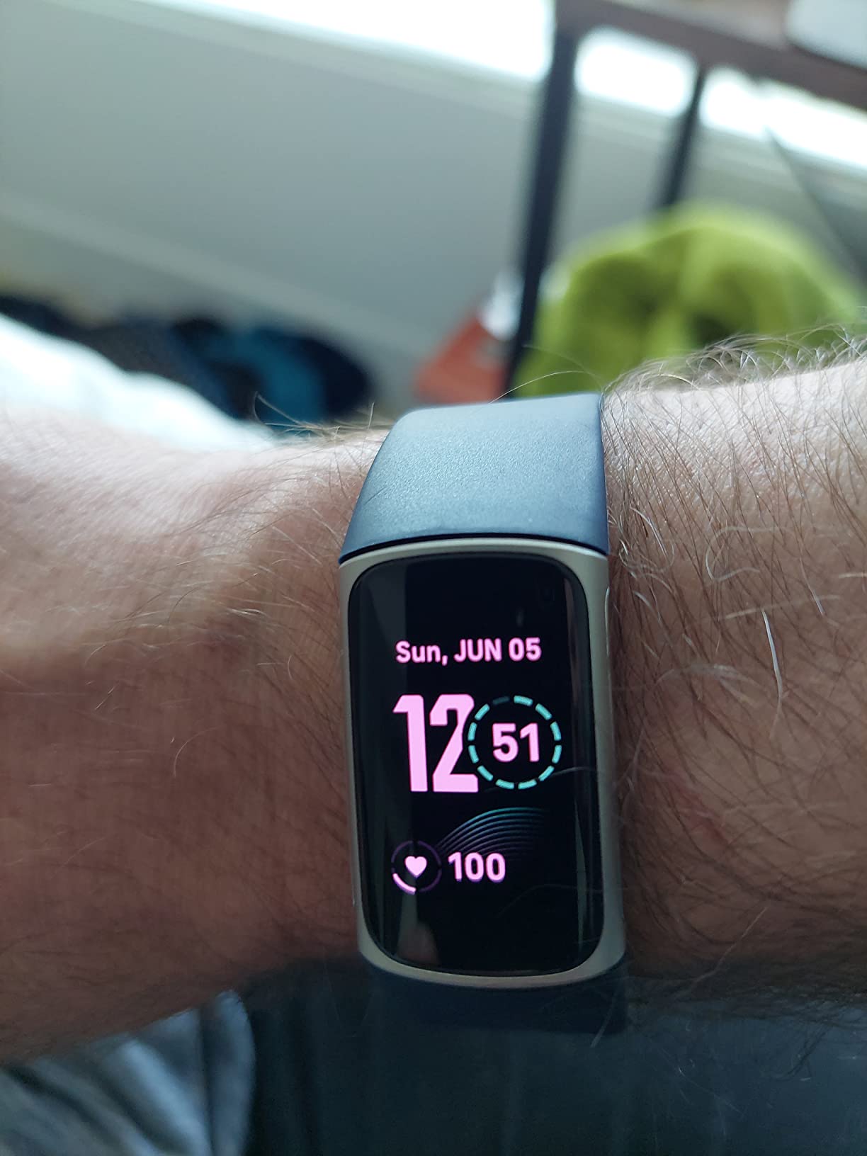 Fitbit Inspire HR Heart Rate and Fitness Tracker, One Size (S and L Bands Included), 1 Count customer photo 1