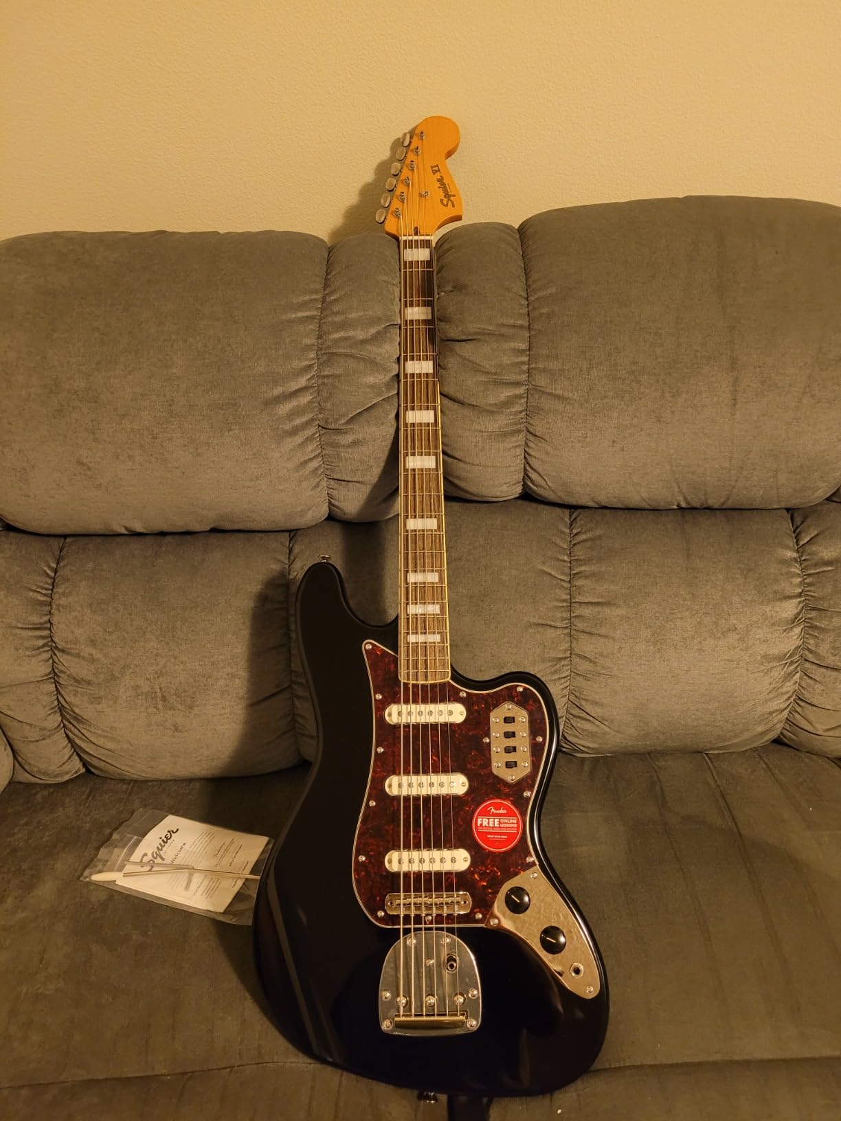 Squier Classic Vibe 6-String Bass VI, 3-Color Sunburst, Laurel Fingerboard customer photo 1