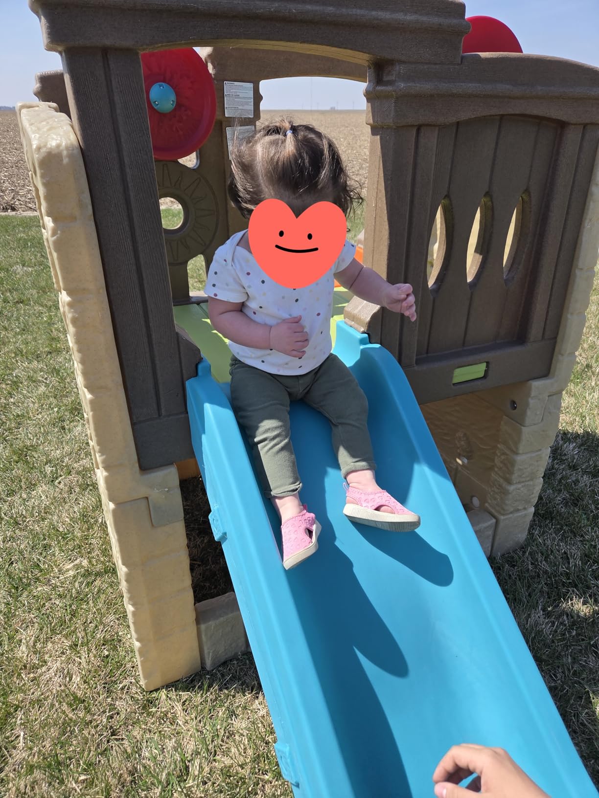 Step2 Woodland Climber II Kids Playset, Ages 2-6 Years Old, Toddler Slide and Climbing Wall, Outdoor Playground for Backyard, Sturdy Plastic Frame, Easy Set Up customer photo 1