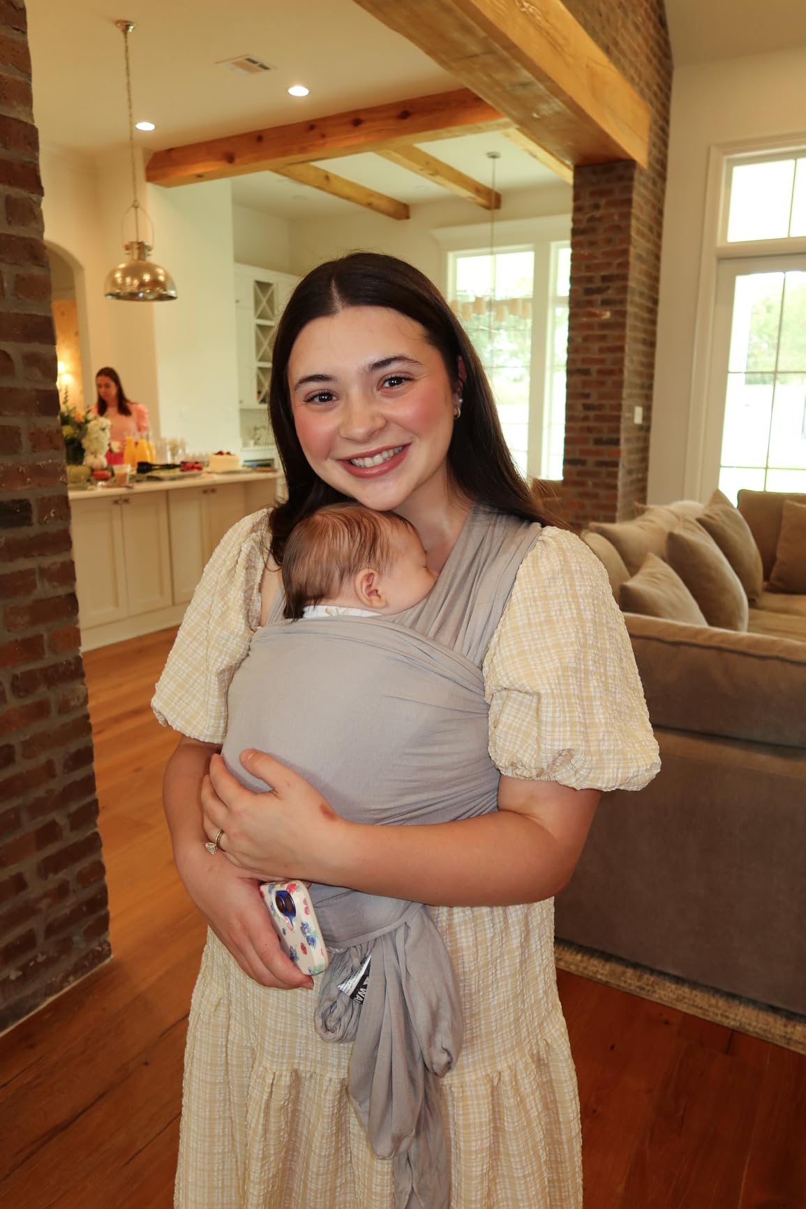 WeeSprout Baby Wraps Carrier - Perfect Child Sling for Newborn and Infant, Enhances Bonding, Soft and Breathable, Ideal for Babywearing customer photo 1