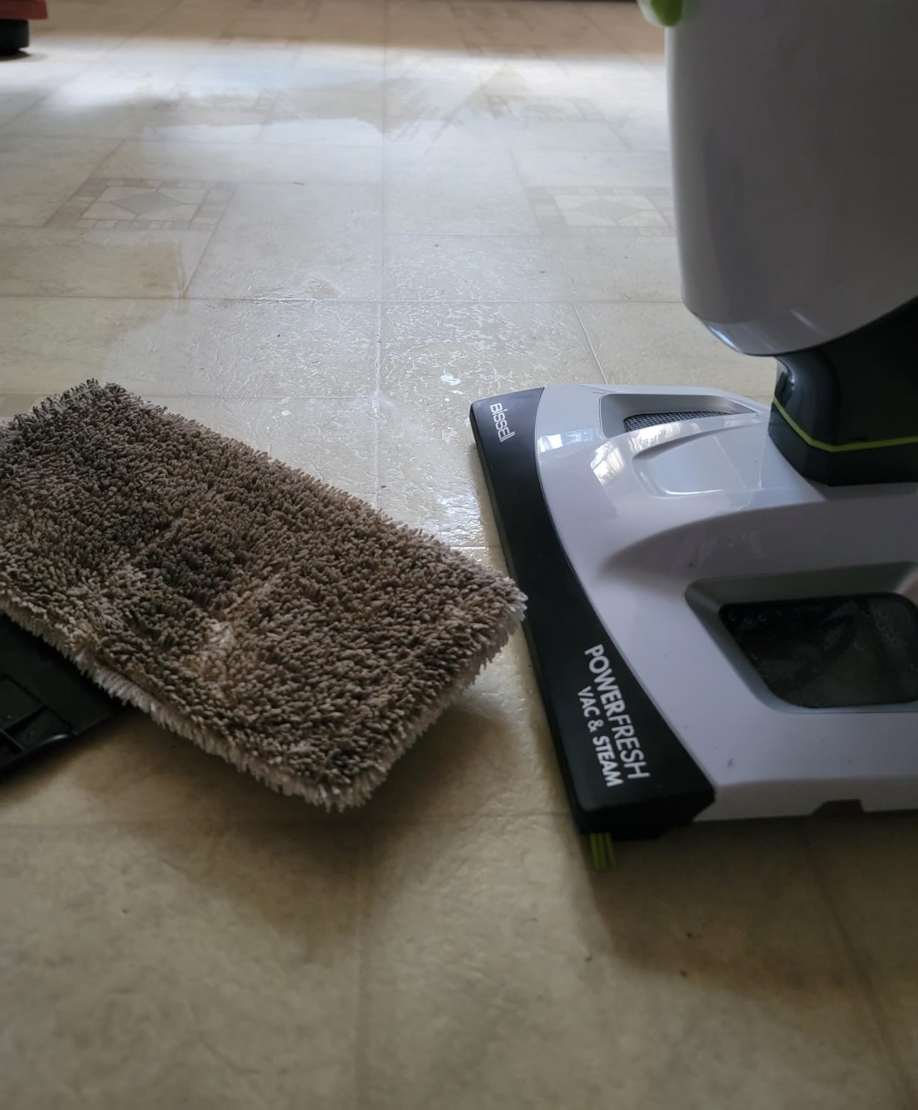 Bissell PowerFresh Vac & Steam All-in-One Vacuum and Steam Mop, 2747A | Vacuum and steam mop in one unit; PowerFresh steam sanitizes hard floors; no chemical cleaners needed customer photo 1