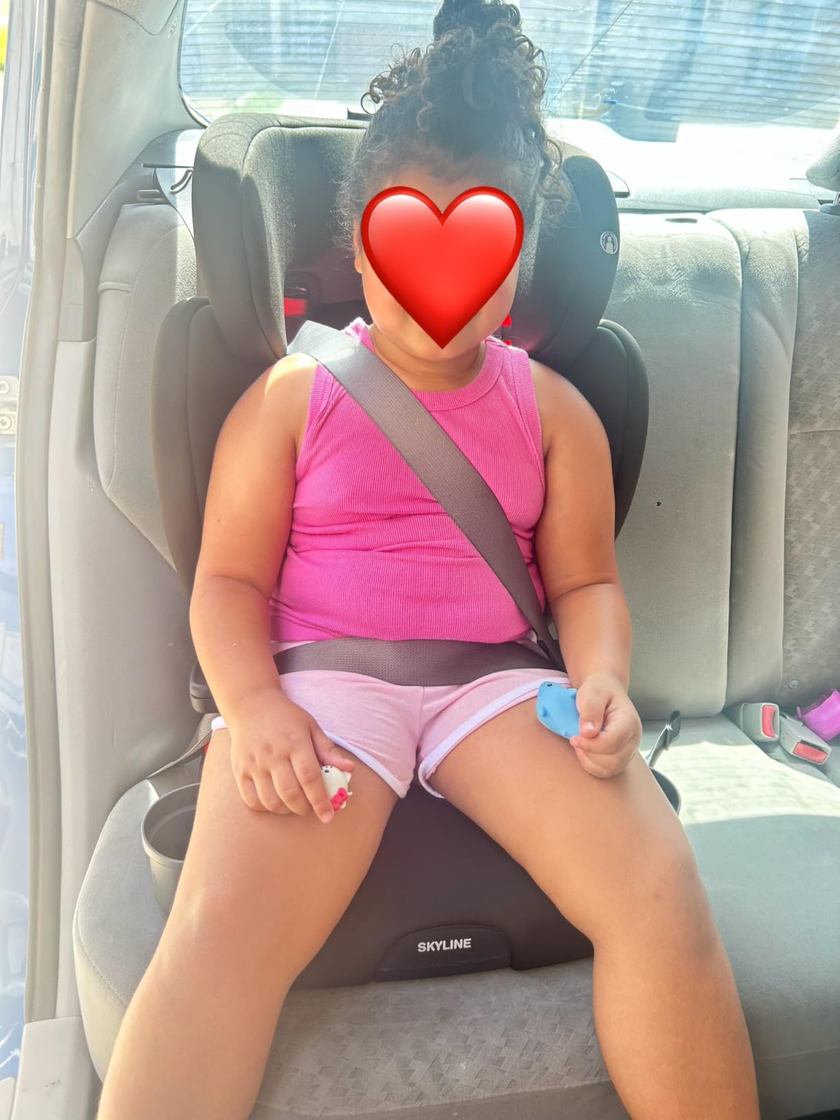 Britax Skyline 2-Stage Belt-Positioning Booster Car Seat, Dusk - Highback and Backless Seat customer photo 2