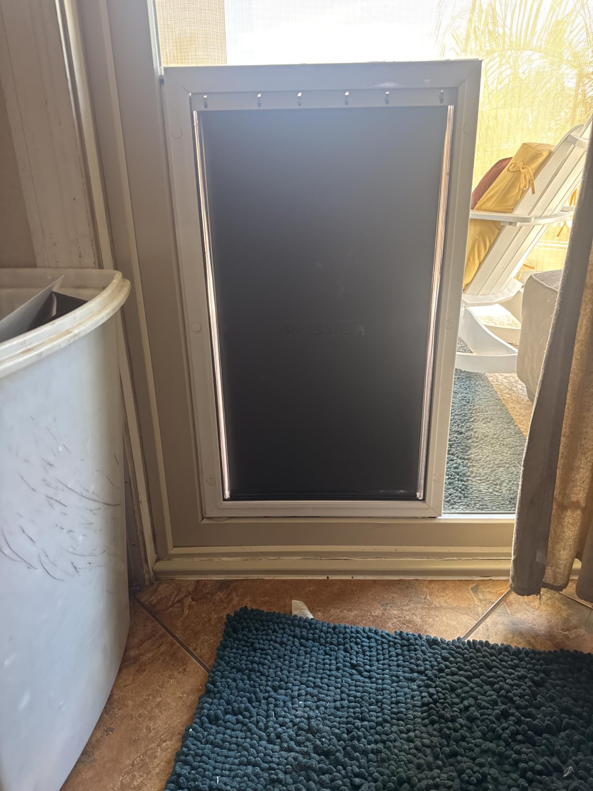 PetSafe Extreme Weather Aluminum Dog Door, 3-Flap Insulated, for Large Dogs | Energy-Efficient 3-Flap Insulation Blocks 3x More Thermal Loss, Reinforced Aluminum Frame, Magnetic Seal customer photo 1