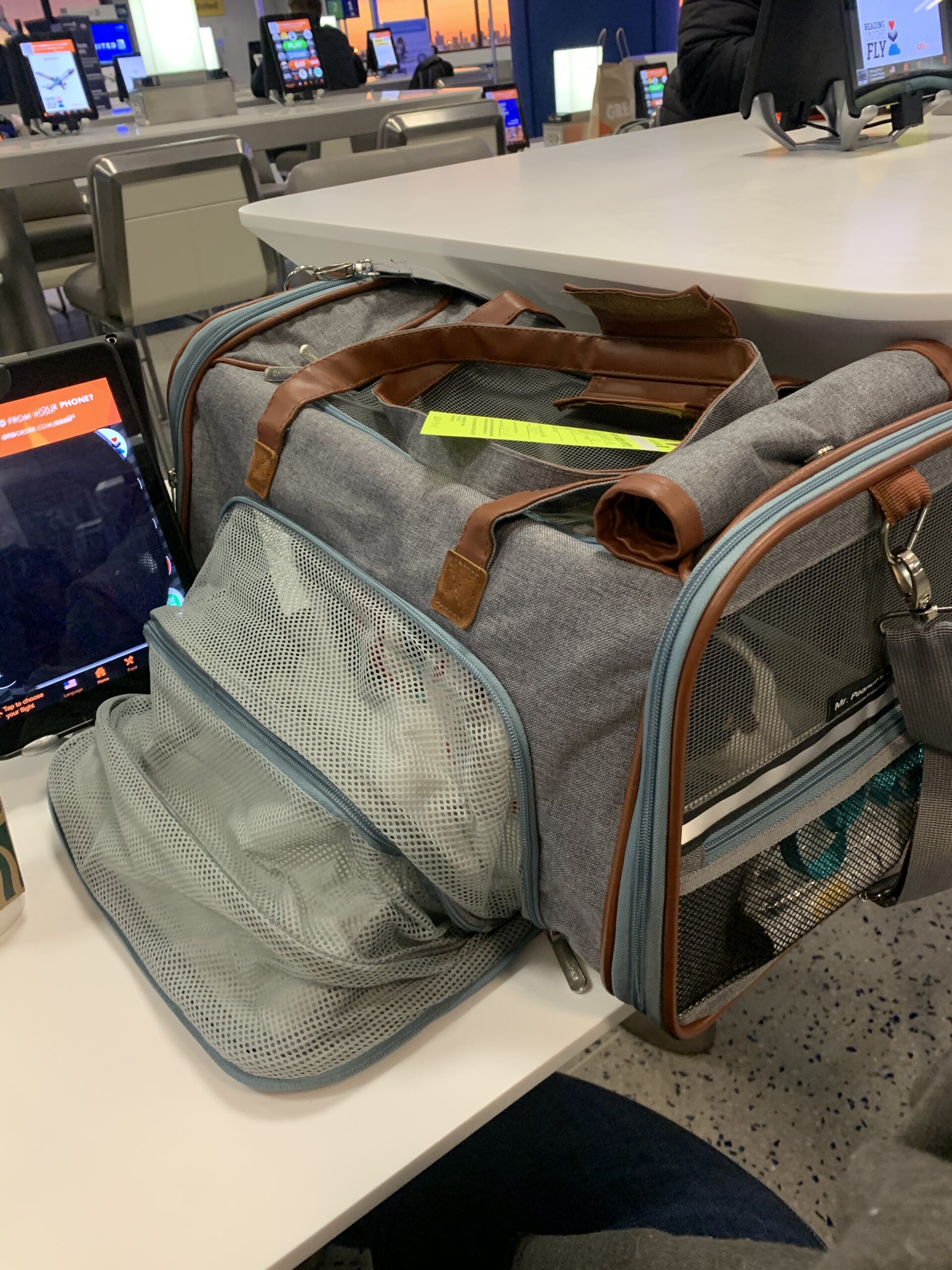 Mr. Peanut's Gold Series Big Apple XL Expandable Pet Carrier V3.0 (Charcoal Ash) customer photo 2