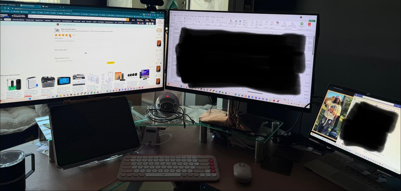 Anker Laptop Docking Station Dual Monitor, 8-in-1 USB C Hub with 4K HDMI | Dual HDMI USB C Dock, 1Gbps Ethernet, 85W Max PD, SD/TF Card Reader, for USB C Laptops, XPS and More (Charger Not Included) customer photo 2