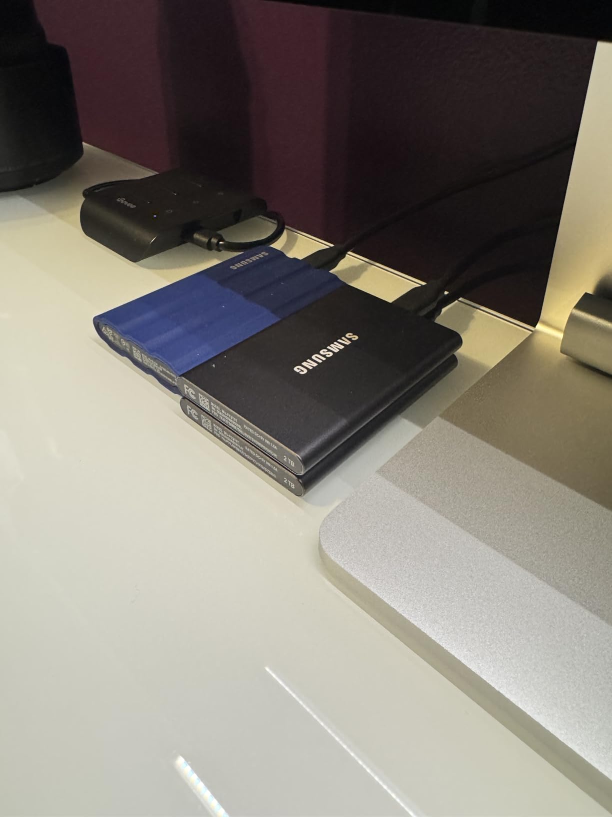Samsung T7 Portable SSD 1TB Titan Gray, USB 3.2 Gen 2, Up to 1,050MB/s | Reliable External Solid State Drive Storage for Gaming, Students, Professionals (MU-PC1T0T/AM) customer photo 1