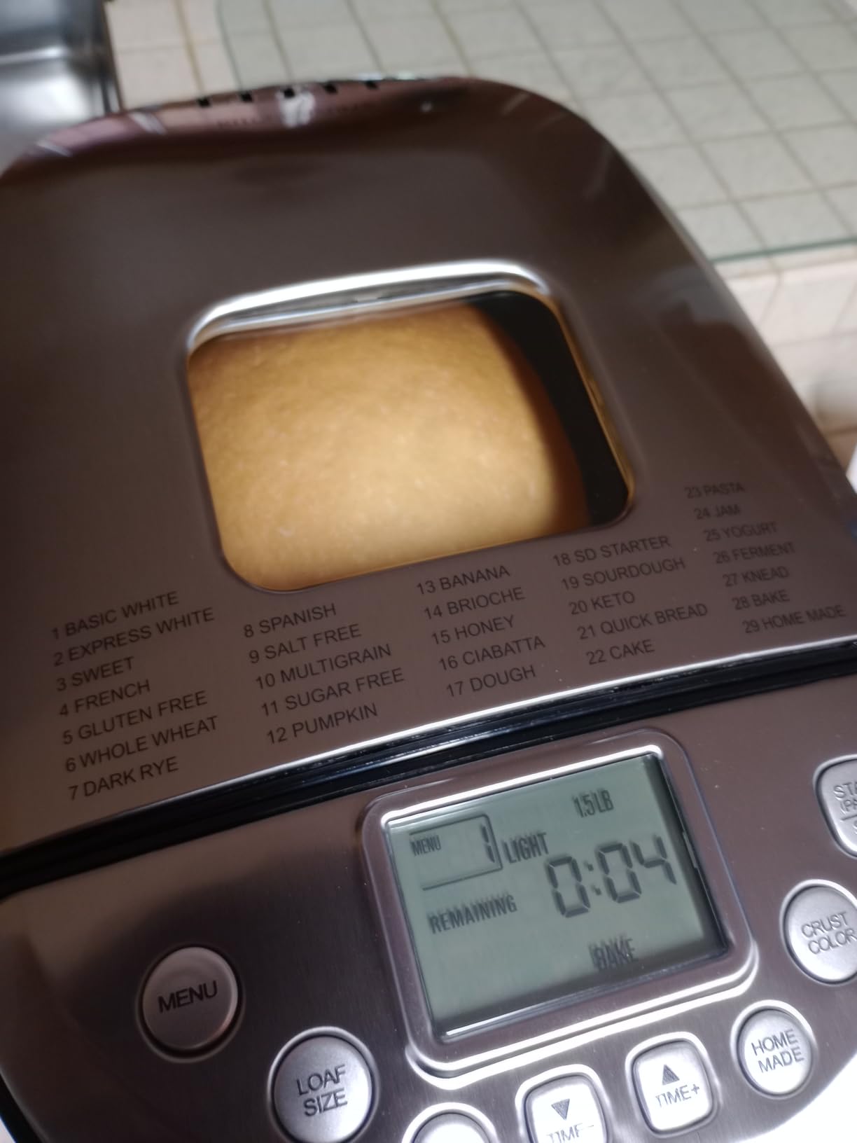 KITCHENARM 29-in-1 SMART Bread Machine with Gluten Free Setting 2LB 1.5LB 1LB Bread Maker Machine with Homemade Cycle - Stainless Steel Breadmaker with Recipes customer photo 1