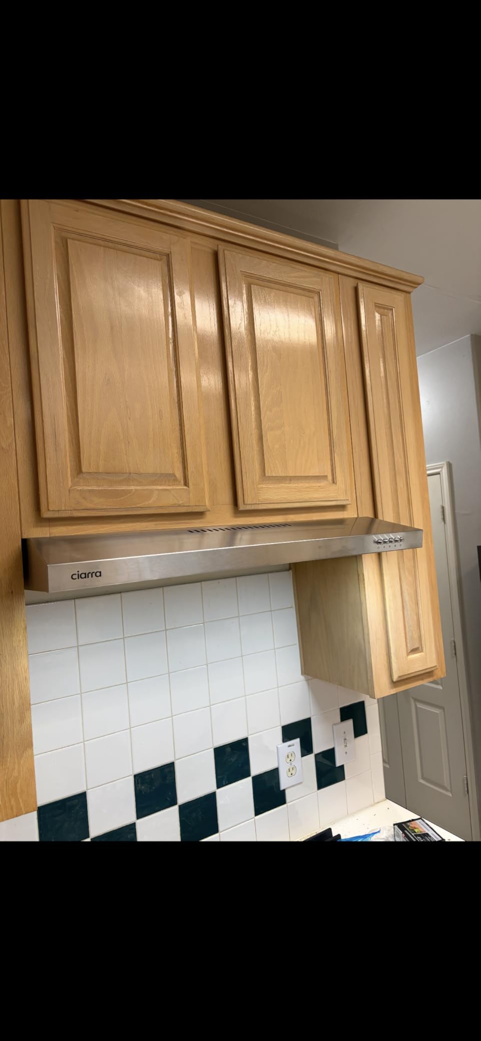 CIARRA Ductless Range Hood 30 inch Under Cabinet Hood Vent for Kitchen Ducted and Ductless Convertible CAS75918A customer photo 2