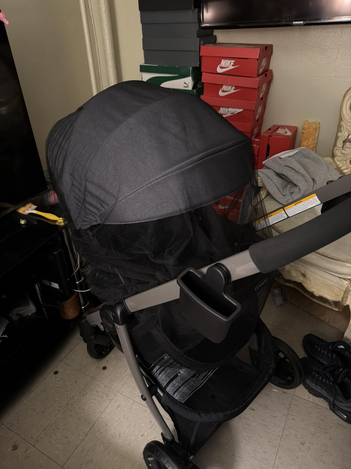 Graco Modes Pramette Stroller, 3-in-1 Baby Stroller, 3 Modes: Infant Car Seat Carrier (Car Seat Not Included), Infant Pramette to Toddler Stroller with Reversible Seat and One-Hand Fold, Redmond customer photo 1