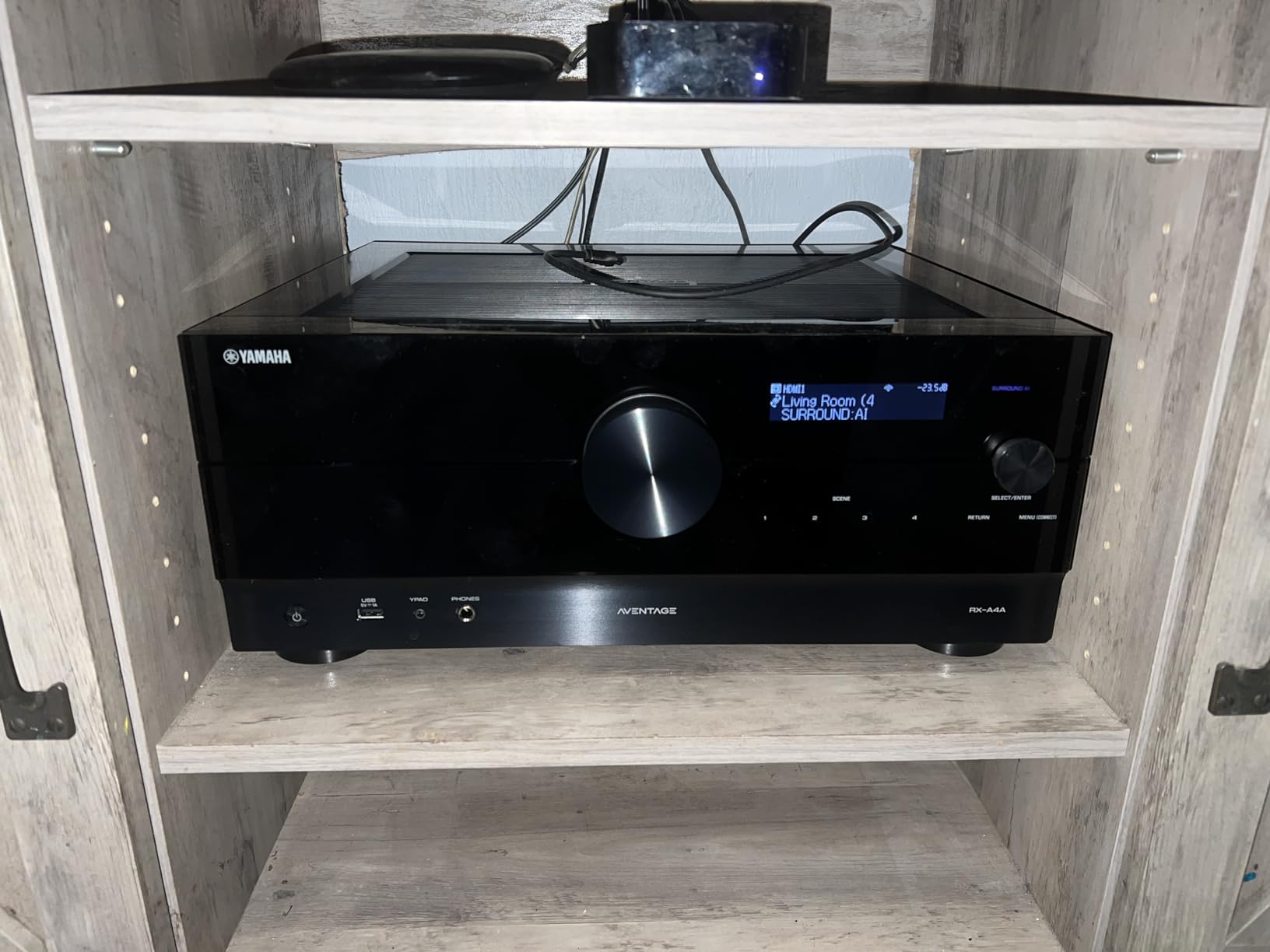 Yamaha RX-A4A AVENTAGE 7.2-Channel AV Receiver - 8K/4K HDMI, Dolby Atmos, DTS:X, Auro-3D, Surround:AI, MusicCast customer photo 1