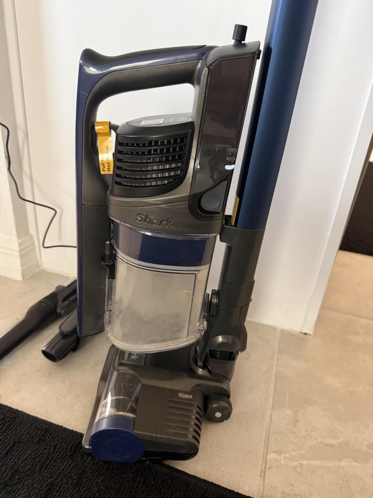 Shark Cordless Vacuum Cleaner - Blue - IZ363HT | Lightweight Carpet and Hardwood Floor Vacuum for Pet Hair, HEPA Filter, Handheld Stick Design, 50-Min Runtime customer photo 1