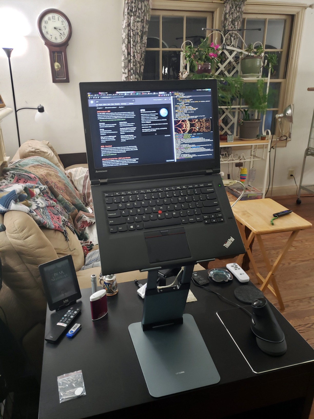 Lifelong Aluminum Adjustable Laptop Stand, Extra Tall 20
