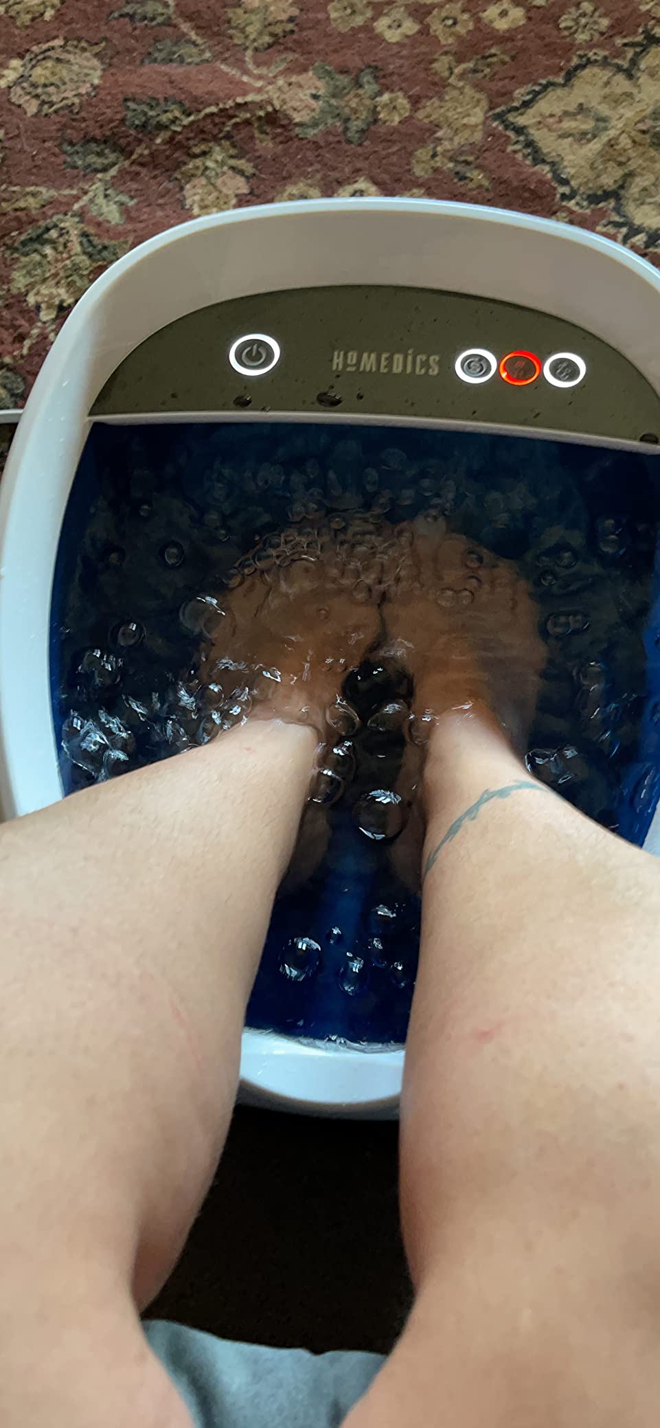 Homedics Shiatsu Bliss Footbath with Heat Boost, Foot Spa Massager, Deep Kneading Pedicure Tub, Vibrating Bubbles with Soothing Heat customer photo 2