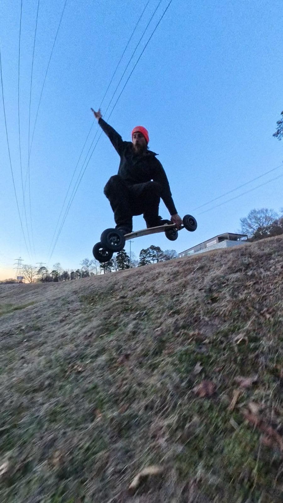 MountainBoard All Terrain Skateboard Kiteboard Cross Country Mountainboard Big Wheel Downhill Longboard All Terrain Longboard Kite Board with Bindings for Cruising and Downhill customer photo 1