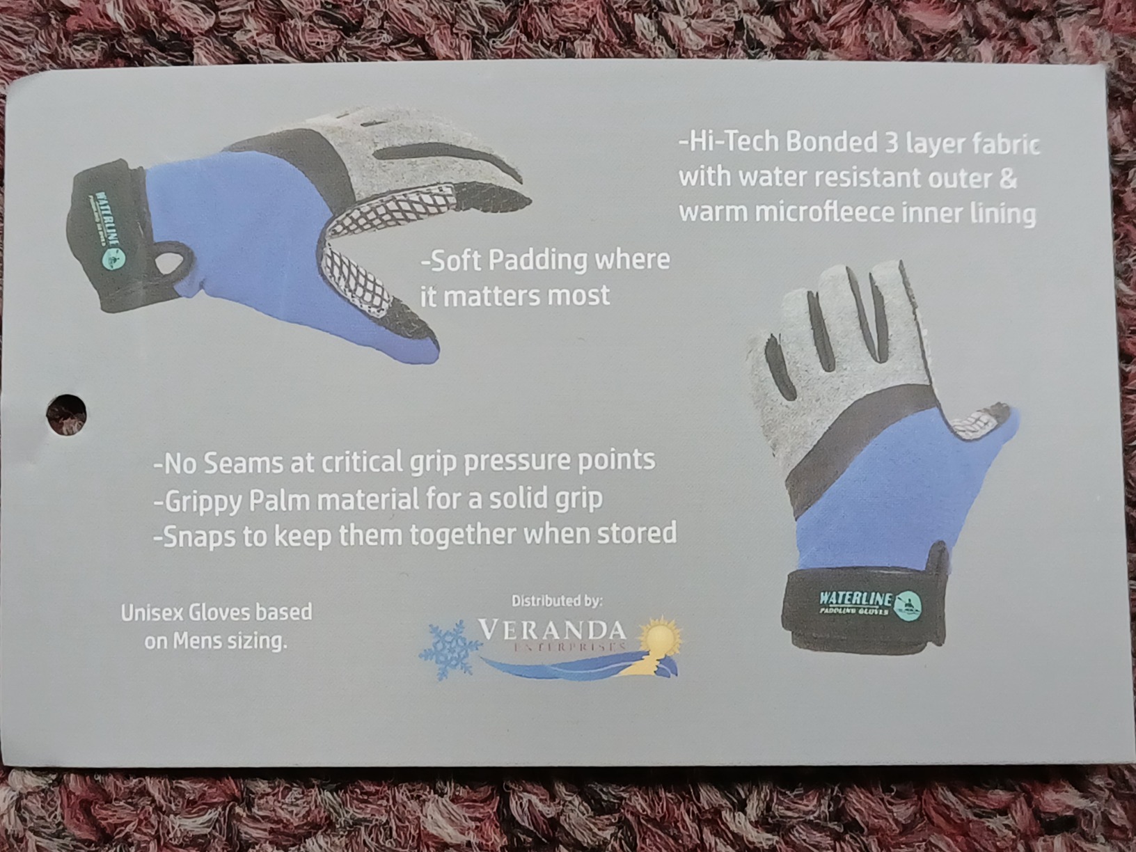 Waterline Full Finger Paddling Gloves for Kayaks, Canoes and SUP Paddle Boards customer photo 1