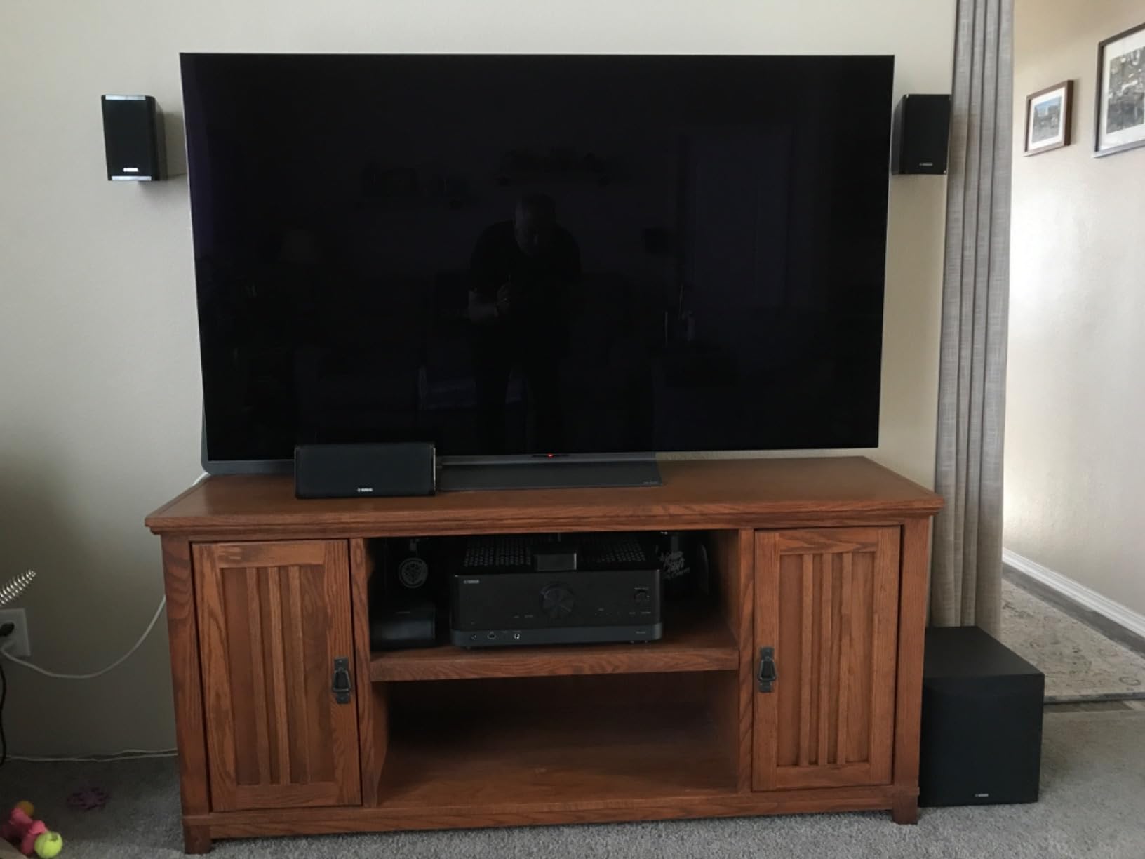 Yamaha YHT-5960U Home Theater System with 8K HDMI and MusicCast | 8K HDMI with MusicCast and YPAO calibration for gaming, movies and music customer photo 2