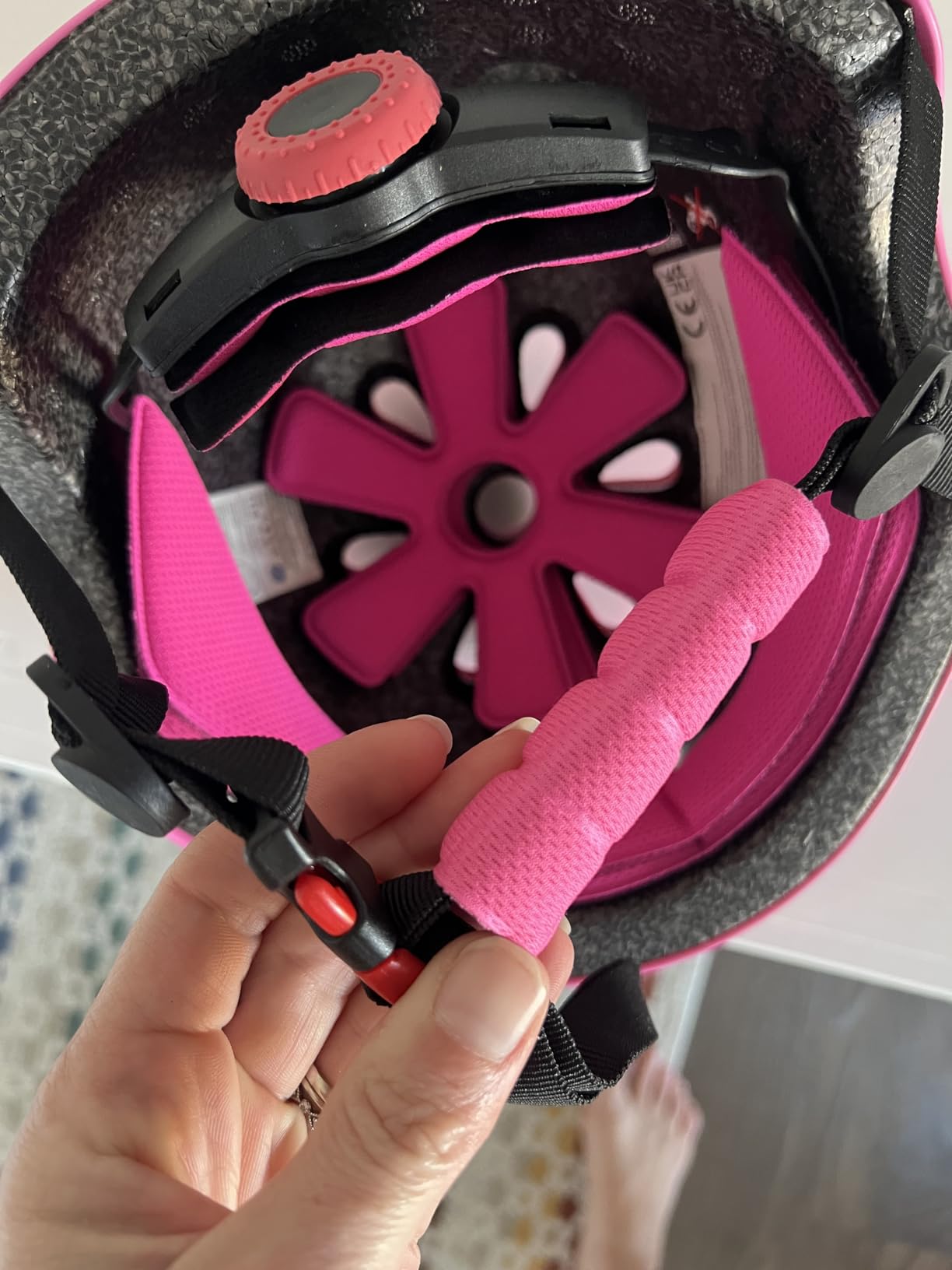 Simply Kids Bike Helmet with DIY Stickers, CPSC & CE Certified - Toddler Helmet for Skateboard Roller-Skating Bicycle Scooter customer photo 2
