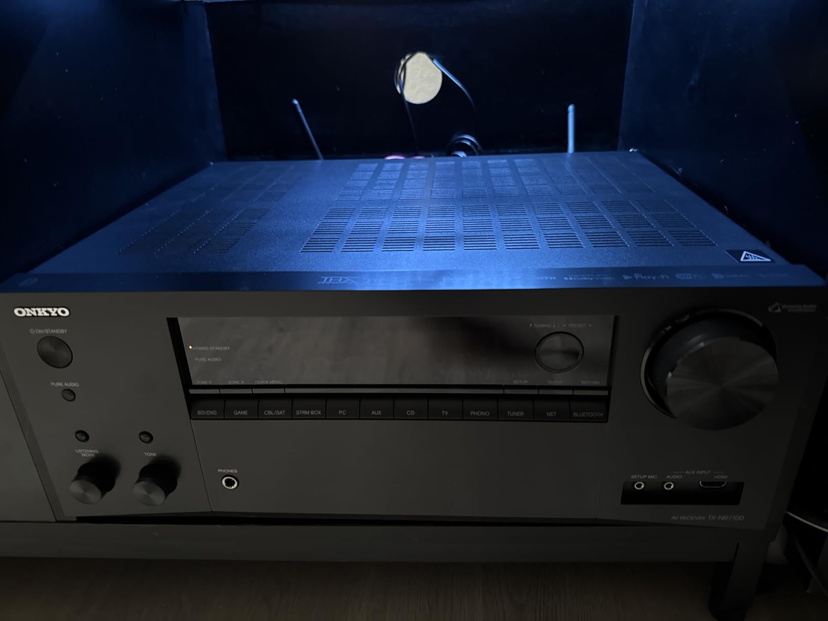 Onkyo TX-NR7100 9.2-Channel AV Receiver - 100W/Channel, Dirac Live, THX Certified, Works with Sonos customer photo 2