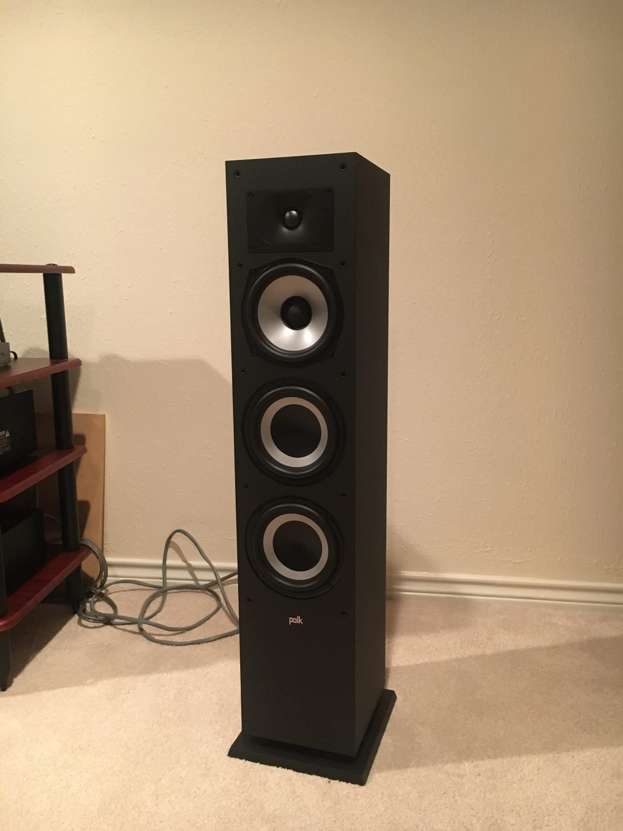 Polk Monitor XT60 Tower Speaker - Hi-Res Audio Certified, Dolby Atmos, DTS:X & Auro 3D Compatible, 1