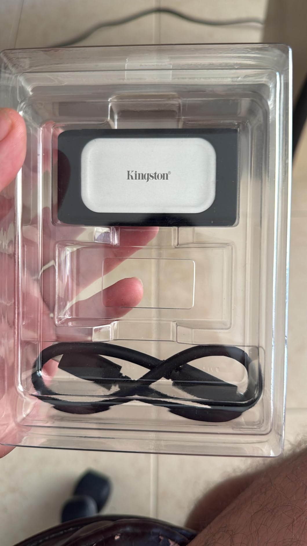 Kingston XS2000 500G High Performance Portable SSD with USB-C | Pocket-sized | USB 3.2 Gen 2x2 | External Solid State Drive | Up to 2000MB/s | SXS2000/500G customer photo 1