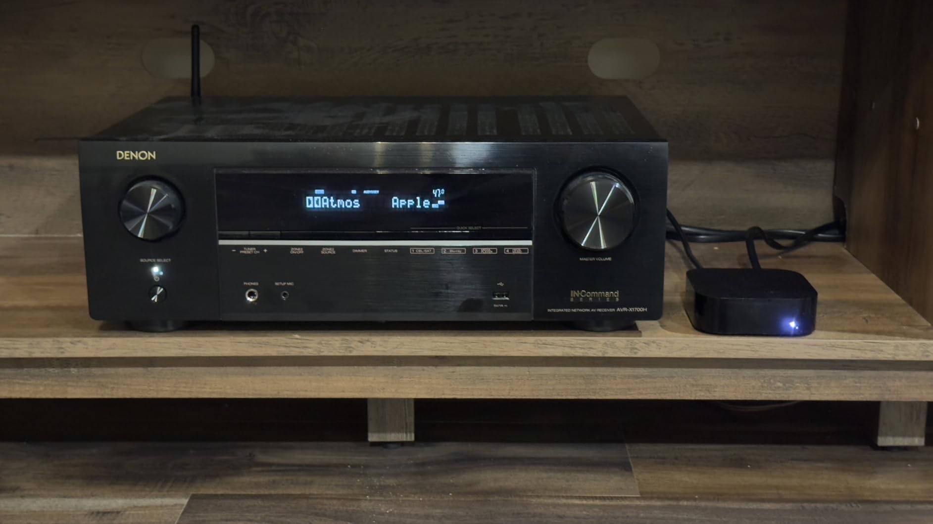Denon AVR-X1700H 7.2 Channel AV Receiver - 80W/Channel, Built-in HEOS, 8K HDMI with Dolby Atmos, DTS:X, Alexa customer photo 1