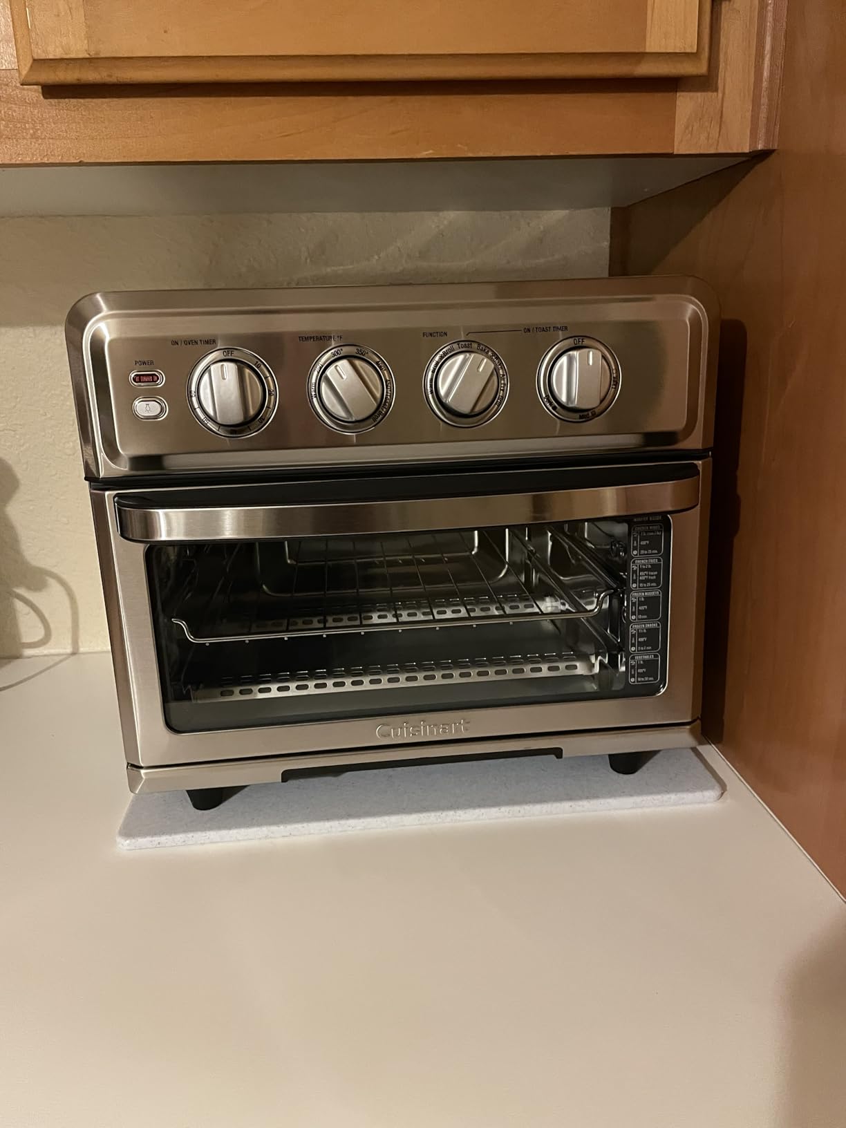 Cuisinart Air Fryer Toaster Oven, 1800W, 8-in-1 with Air Fry, Convection, Broil & Warm, TOA-70NAS, Stainless Steel customer photo 1