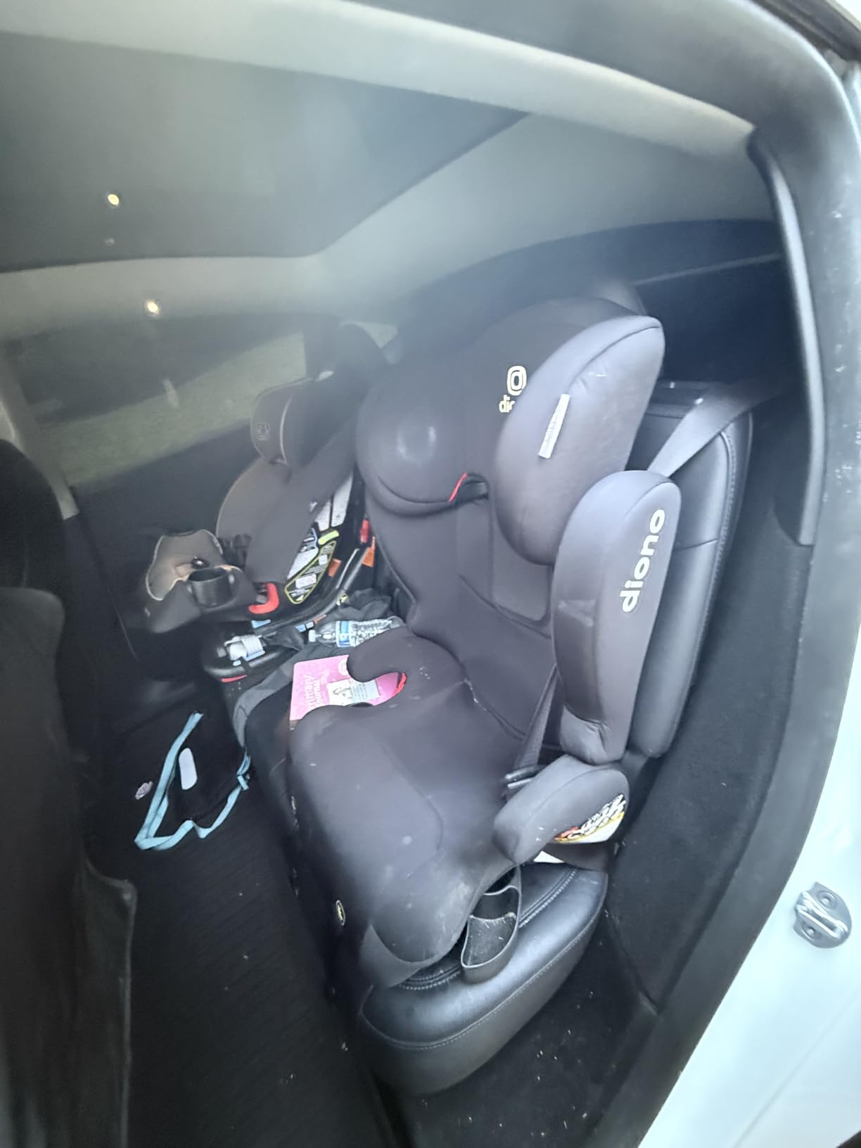 Diono Cambria 2 XL, Dual Latch Connectors, 2-in-1 Belt Positioning Booster Seat, High-Back to Backless Booster, Space and Room to Grow, 7 Headrest Positions, 8 Years 1 Booster Seat, Pink customer photo 1