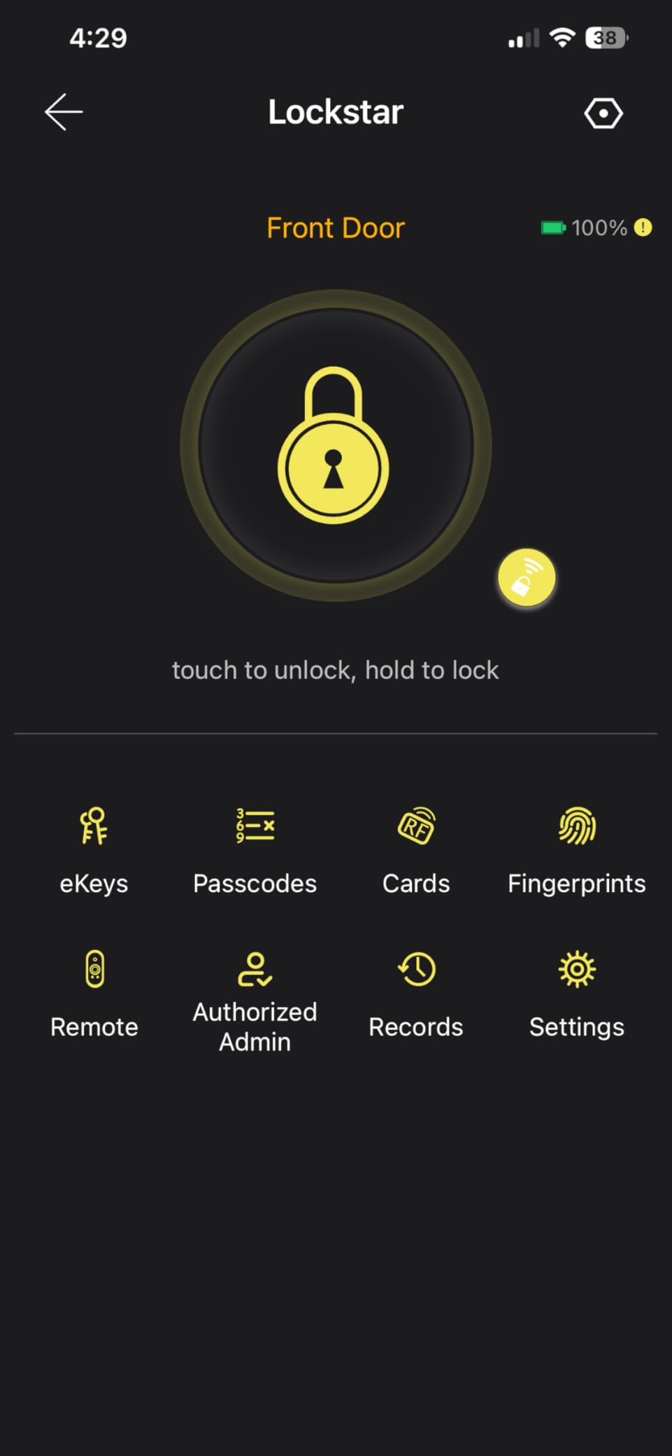 LOCKSTAR Smart Door Lock - Keyless Entry Deadbolt Door Lock - Multiple Entry Methods: APP, Fingerprint Touch ID, Keypad Code, Card FOB, Traditional Key, Smart Home Devices customer photo 1
