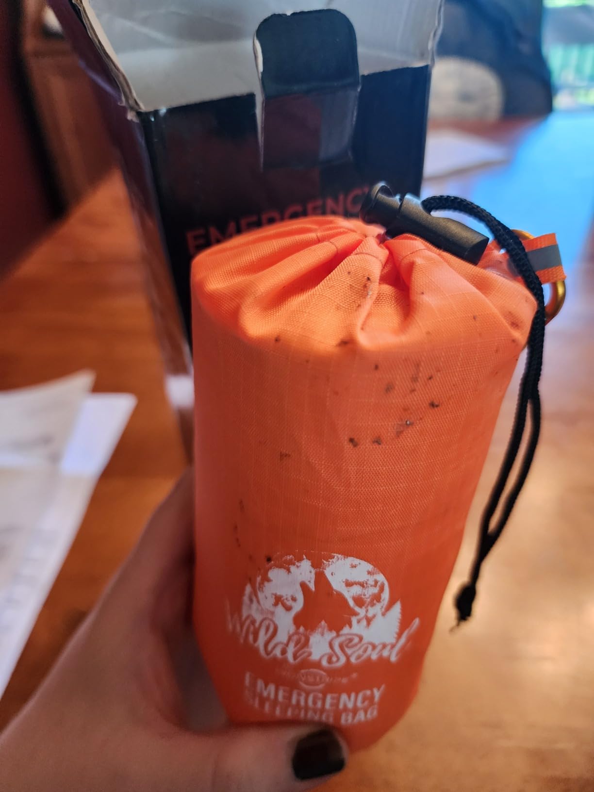 Ironstripe Bivy Sack XL Waterproof Survival Sleeping Bag with Emergency Whistle, Built-in Hood & Thermal Mylar - Tear & Puncture-Resistant customer photo 2
