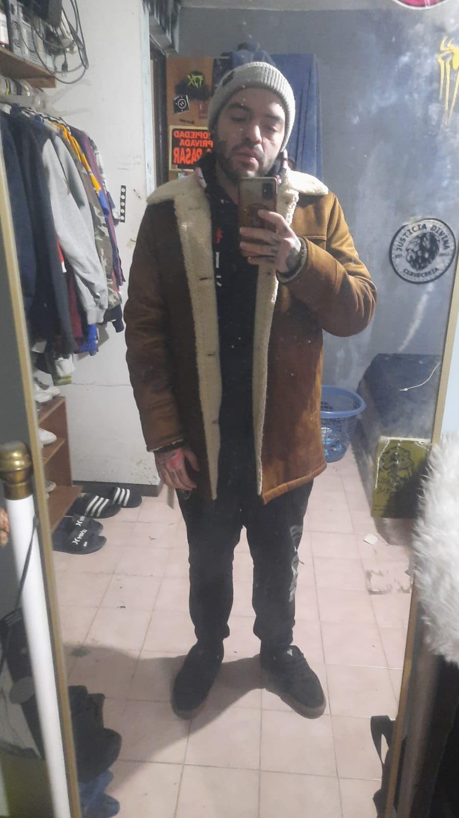 Calvin Klein Men's Faux Shearling Jacket customer photo 1