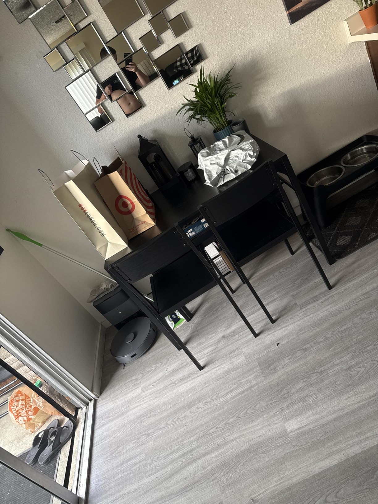 Gizoon Kitchen Table and 2 Chairs for 4 with Bench, 4 Piece Dining Table Set for Small Space, Apartment customer photo 2
