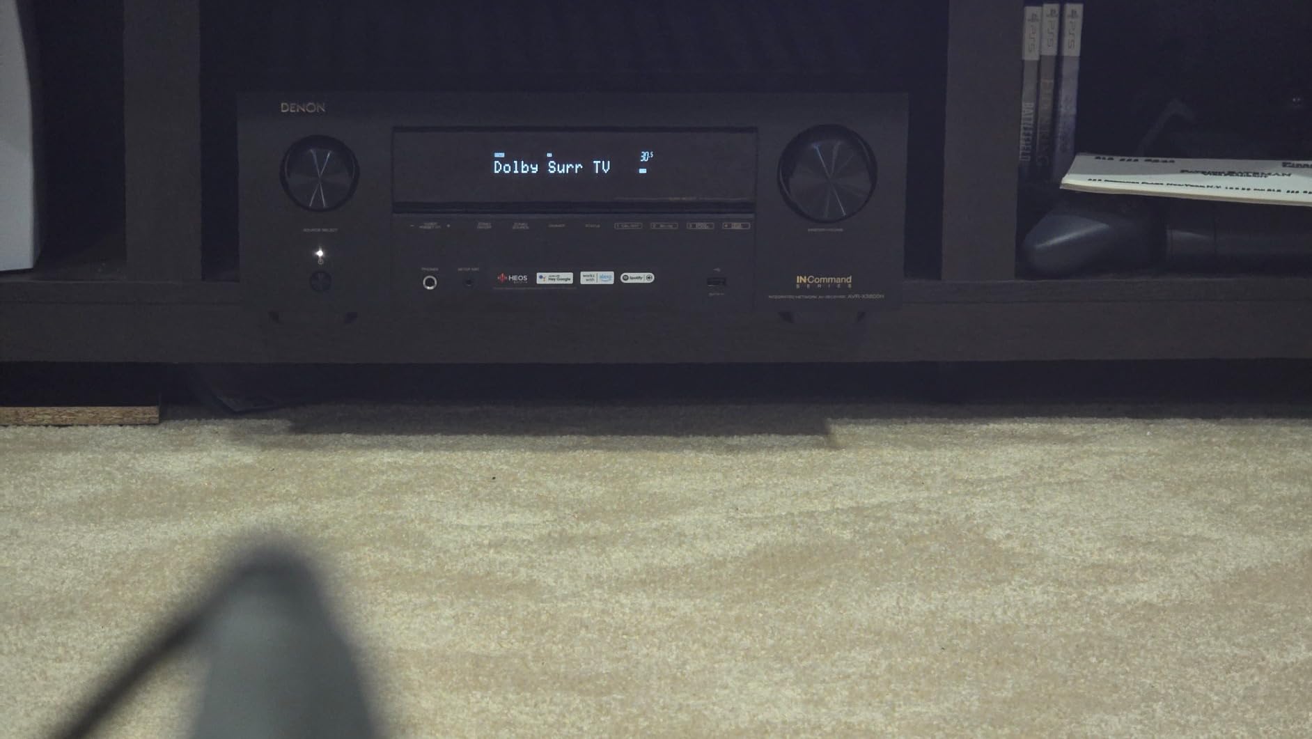 Denon AVR-X3800H 9.4-Ch 8K UHD AVR Home Theater Receiver, 105W X 9 with Dolby Atmos, IMAX Enhanced, Auro 3D, HEOS customer photo 1