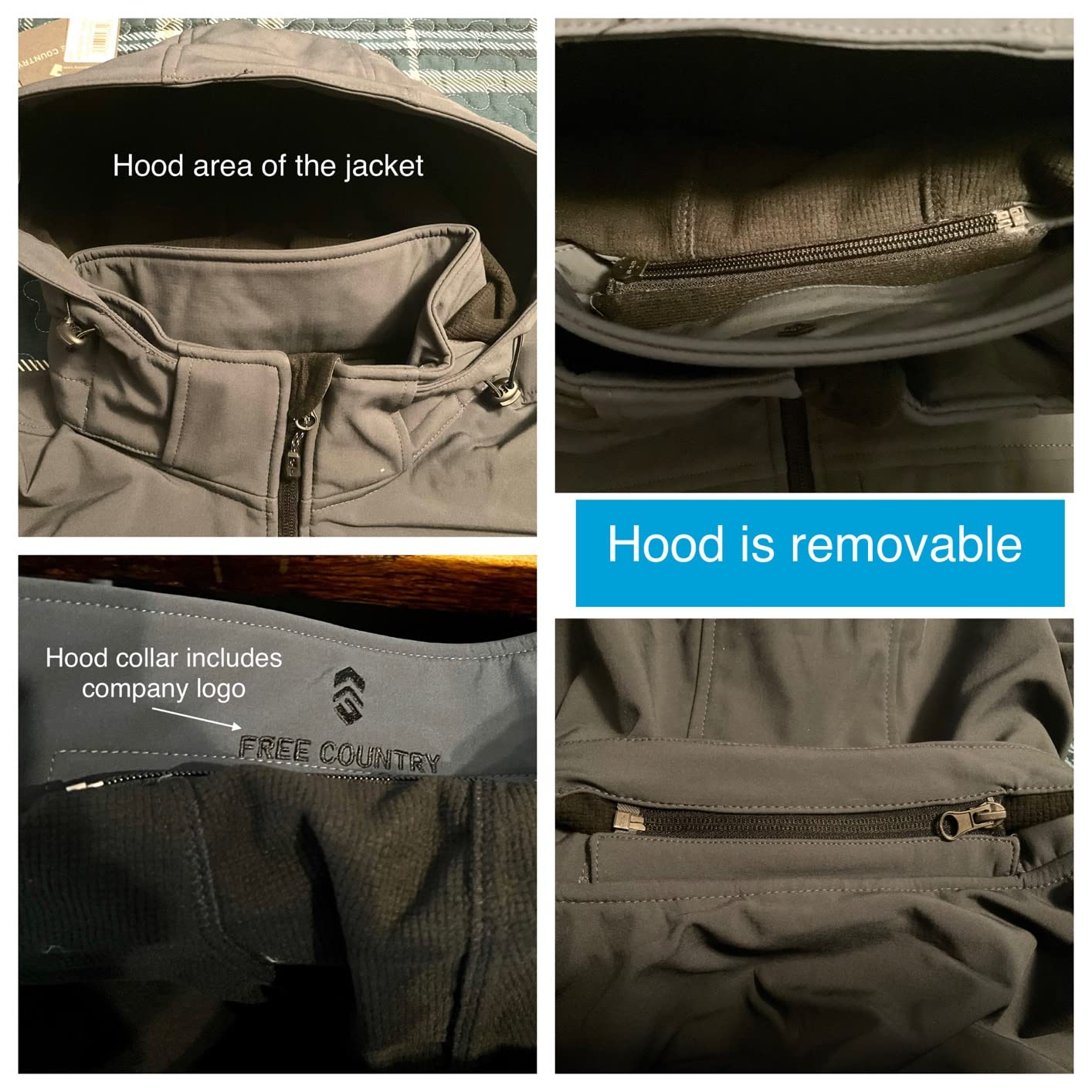 Free Country Men's Softshell Jacket Water & Wind Resistant Insulated and Warm Fleece Lined Rain Hiking Winter Coat-Odyssey II customer photo 2