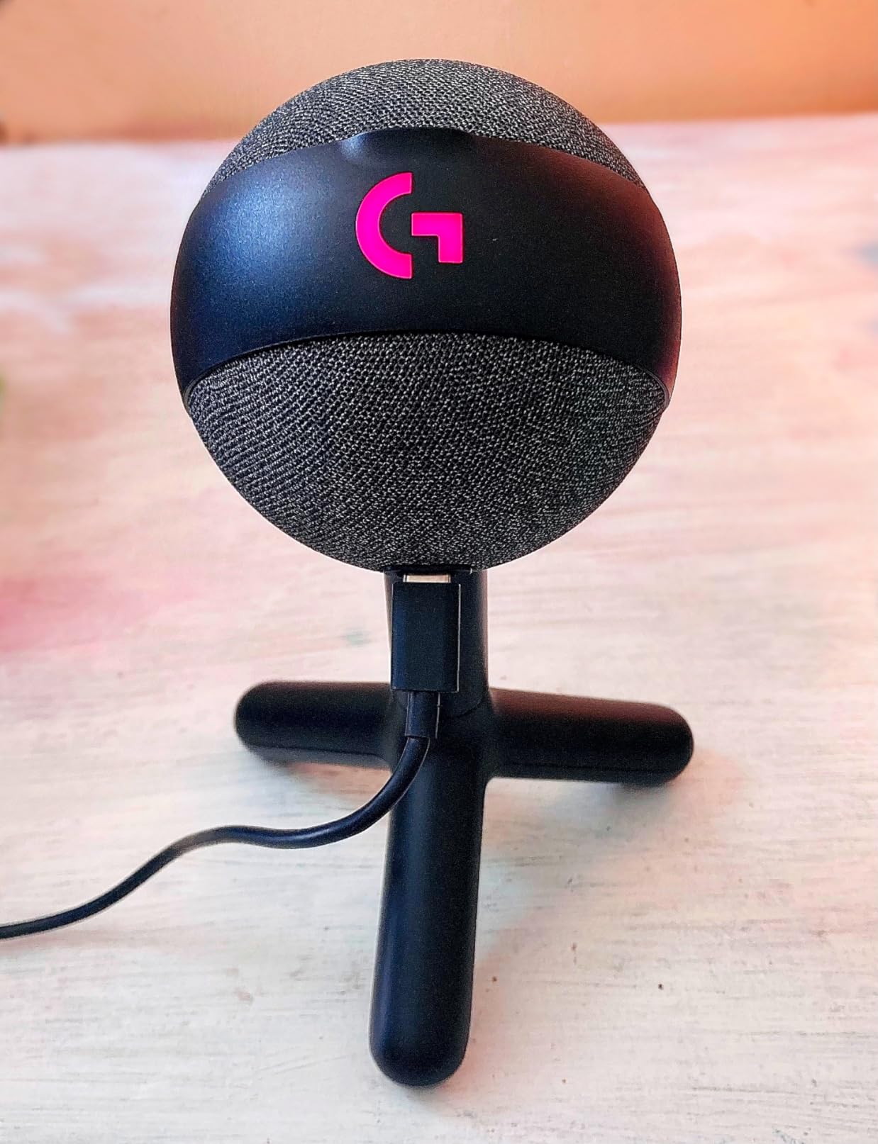 Logitech Yeti Orb Condenser RGB USB Gaming Microphone - Black | LIGHTSYNC, Cardioid, for streaming, plug and play for PC/Mac customer photo 2