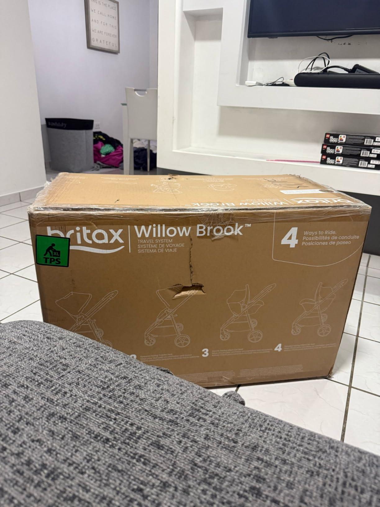 Britax Willow Brook Travel System With Aspen Base - Onyx Glacier | Car Seat Stroller Combo; Brook Stroller & Willow Infant Car Seat; ClickTight Technology customer photo 2