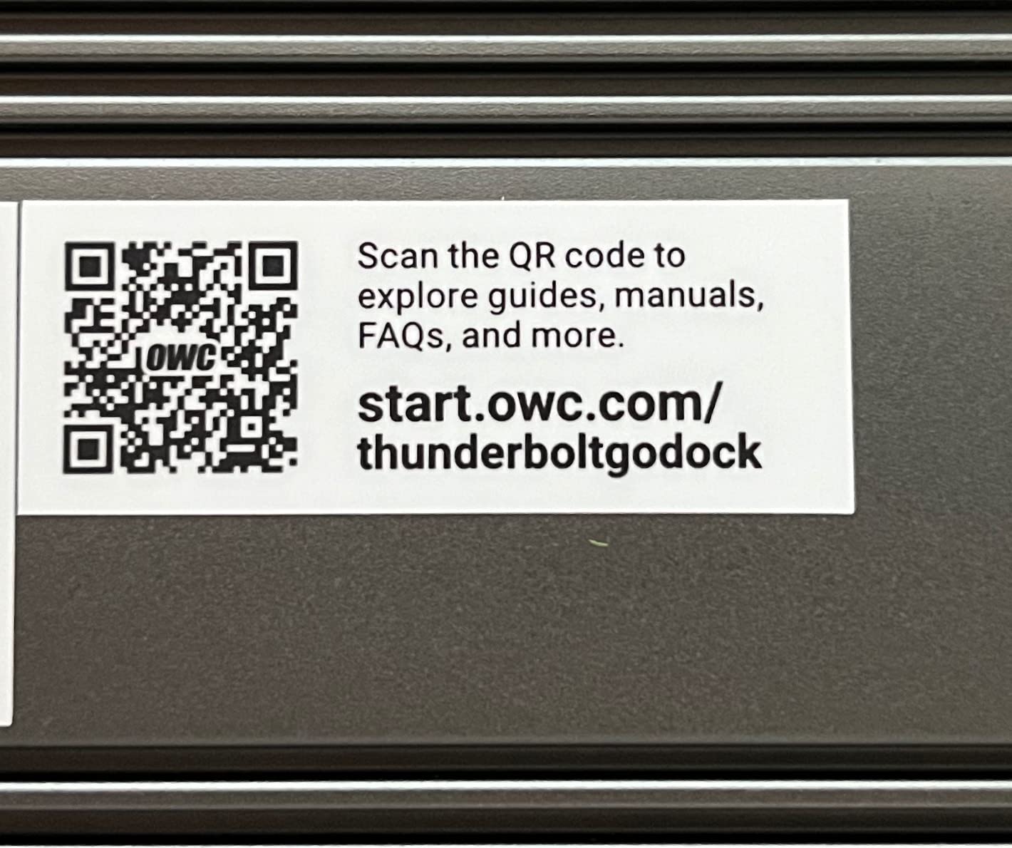 OWC Thunderbolt Go Dock, 11 Ports, Built in Power Supply, 90W Charging, TB4 (USB-C), USB, HDMI, 2.5GbE, SD, Also Compatible with USB-C Devices, Supports Thunderbolt Share customer photo 2