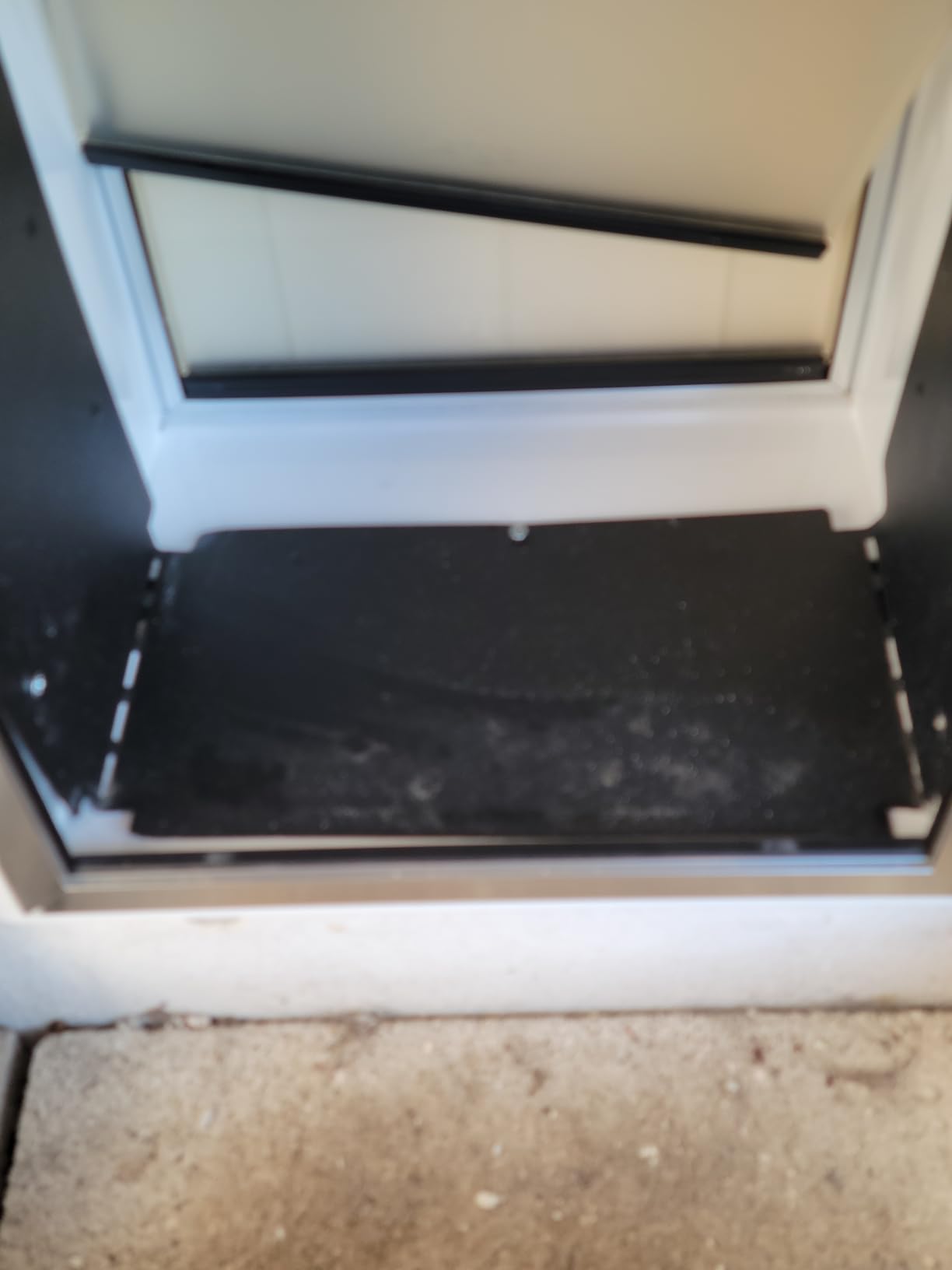 Medium Steel Doggy Door for Wall, Energy Efficient Pet Door | Telescoping Tunnel, Double Magnetic Flaps, 2 Sliding Lock Panels, Steel Frame, Easy to Install customer photo 2