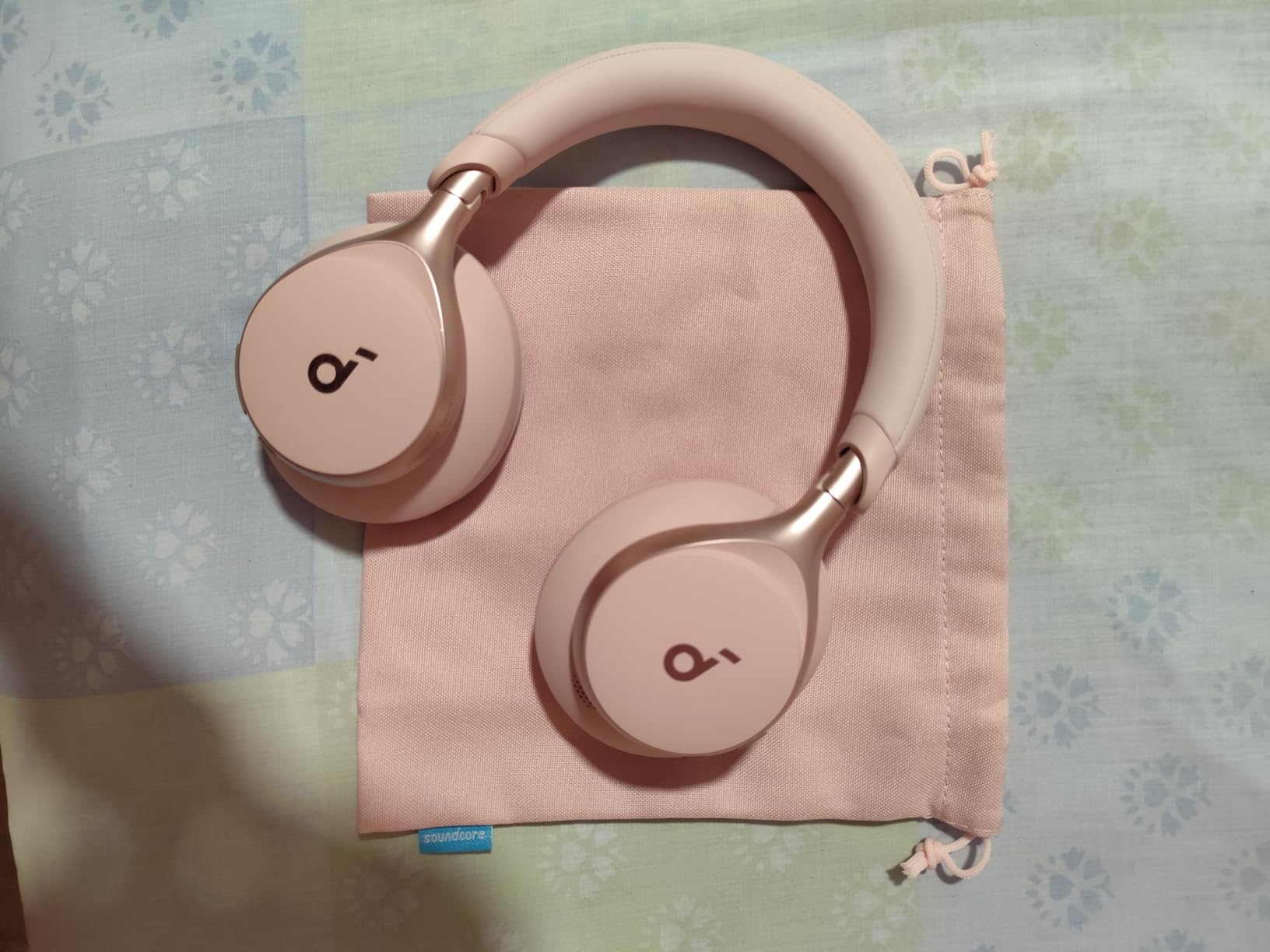 Soundcore by Anker, Space One, Active Noise Cancelling Headphones, 2X Stronger Voice Reduction, 40H ANC Playtime, App Control, LDAC Hi-Res Wireless, Comfortable Fit, Clear Calls, Bluetooth 5.3 (Blue) customer photo 2