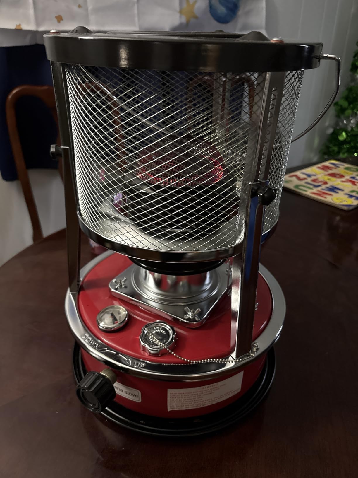 Kerosene Heater & Stove, Kerosene Heater for Indoor Use, 9000 BTU, Outdoor Camping Portable Camp Tent Heater for Ice Fishing, Hunting, Hiking, Survival Emergency & Patio (4.6L) customer photo 1