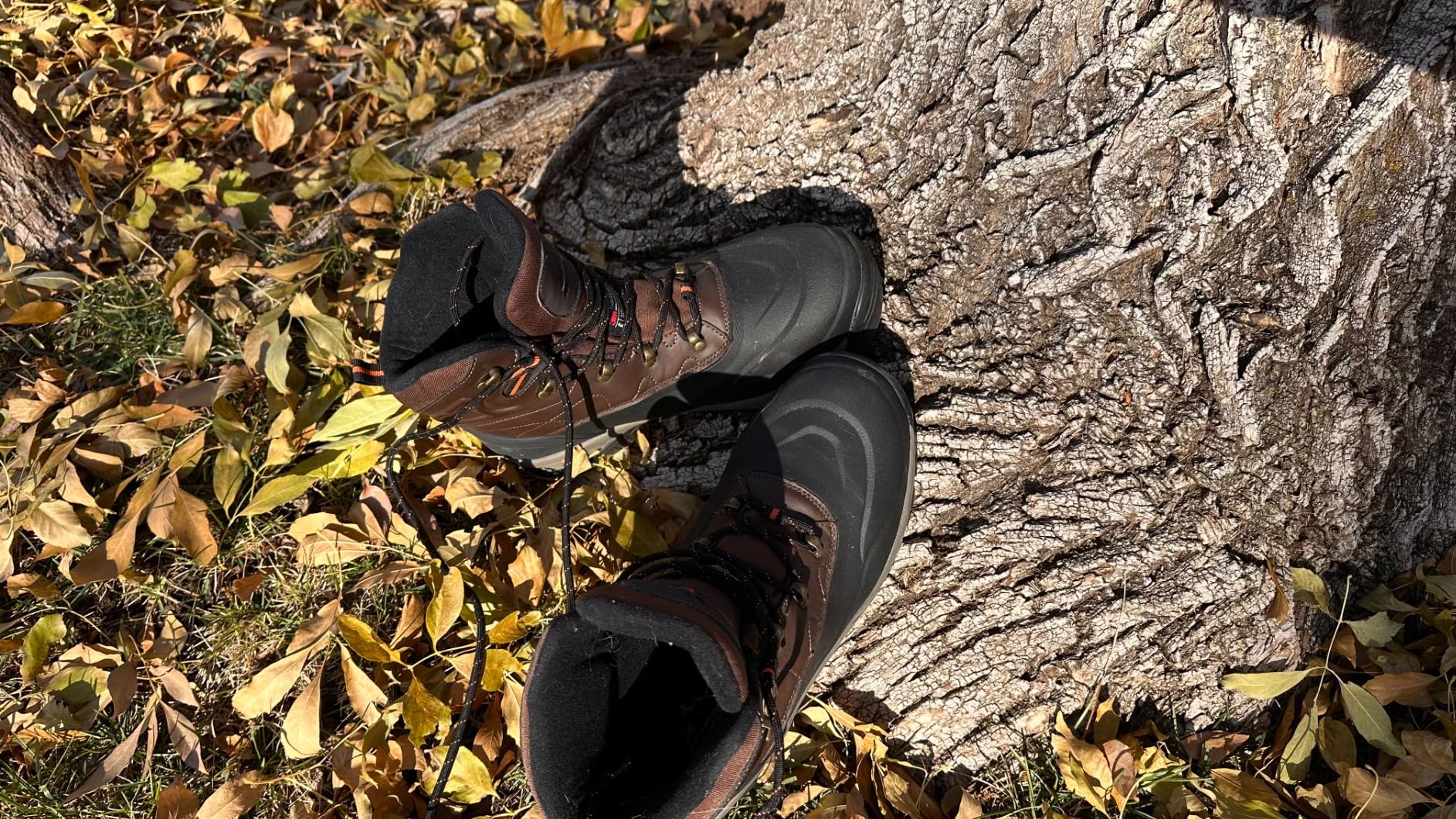 NORTIV 8 Men's Insulated Waterproof Construction Hiking Winter Snow Boots customer photo 2