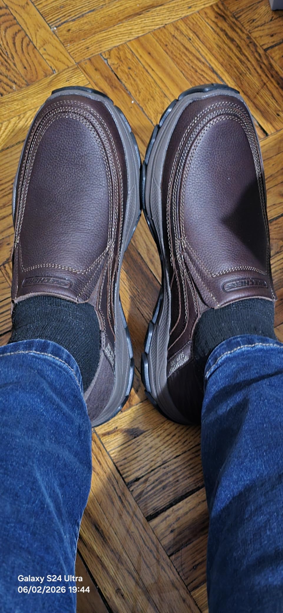 Skechers Men's USA Respected - Elgin Moc Toe Leather Slip-Ins customer photo 1