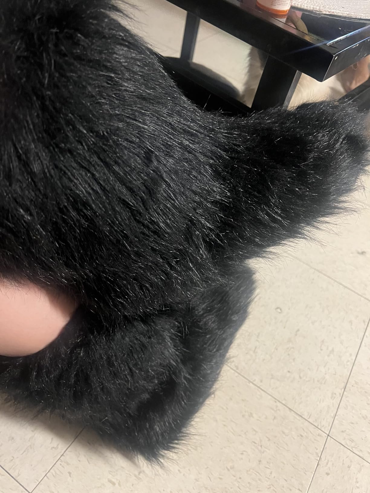 Snow Boots for Women 2024 Furry Boots Winter Knee High Flat Heel Fluffy Faux Fur Boots customer photo 1