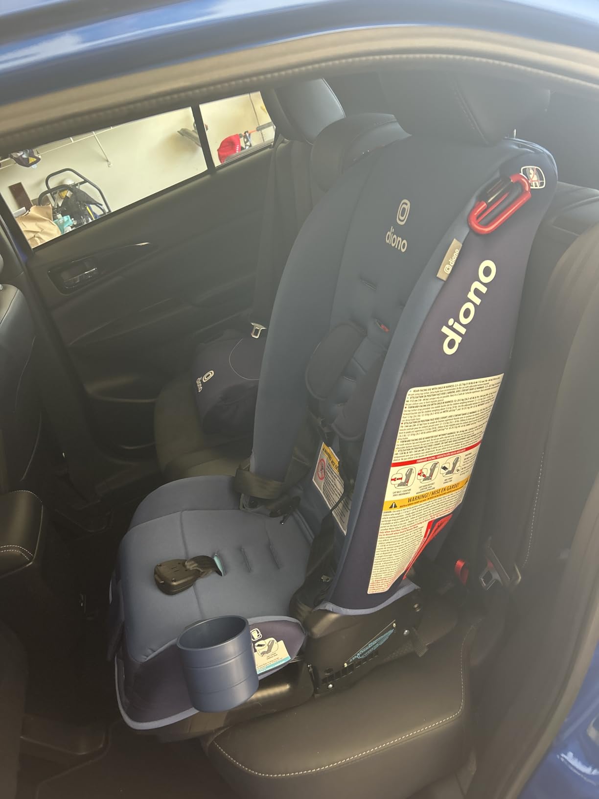 Diono Radian 3R, All-in-One Convertible Car Seat, Rear and Forward Facing, 10 Years 1 Car Seat, Slim Fit 3 Across, Blue Surge customer photo 1