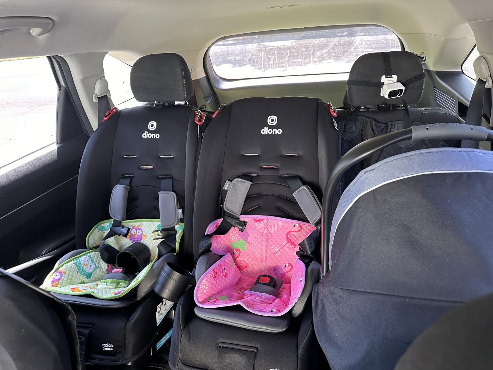 Diono Radian 3R, All-in-One Convertible Car Seat, Rear and Forward Facing, 10 Years 1 Car Seat, Slim Fit 3 Across, Blue Surge customer photo 2